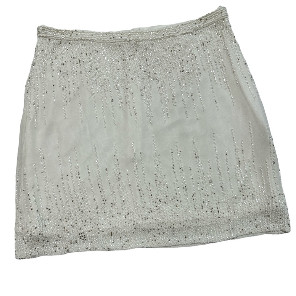 Yumi Kim white beaded mini Skirt - Picture 7 of 11